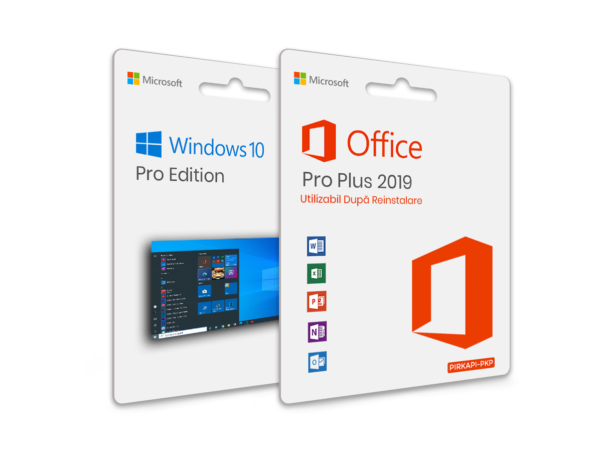 Windows 10 Pro și Office Pro Plus 2019 – utilizabil după reinstalare