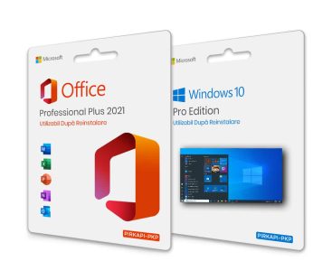 Pachet Windows 10 Pro & Office Pro Plus 2021 – utilizabil dupa reinstalare