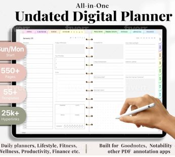 Digital Planner – Goodnotes – Notability – PDF annotation