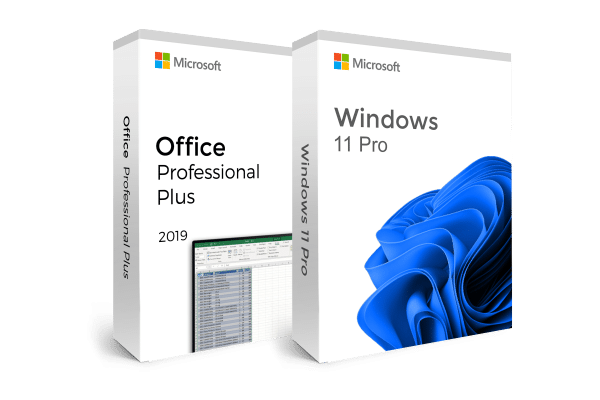Pachet: Windows 11 Pro și Office Pro Plus 2019 BIND – utilizabil după reinstalare